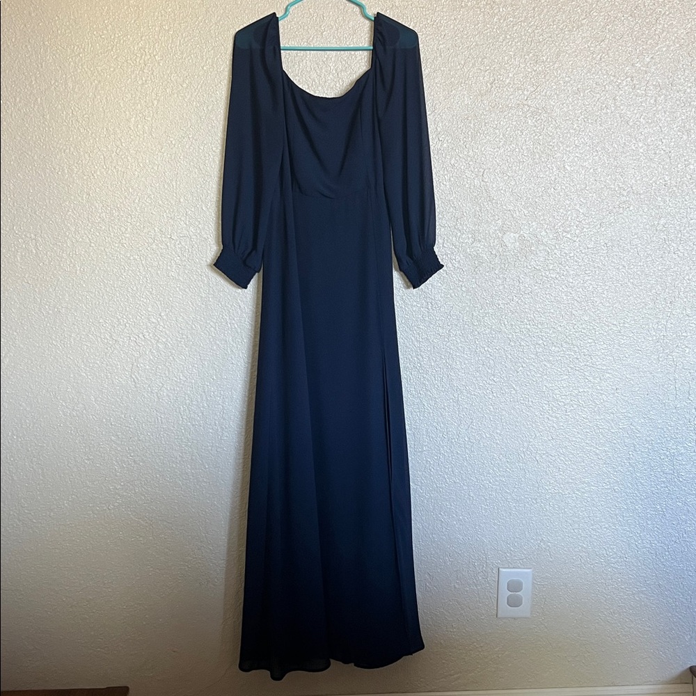 Baltic Born Navy Maxi Dress | Elegant Flowing Silhouette